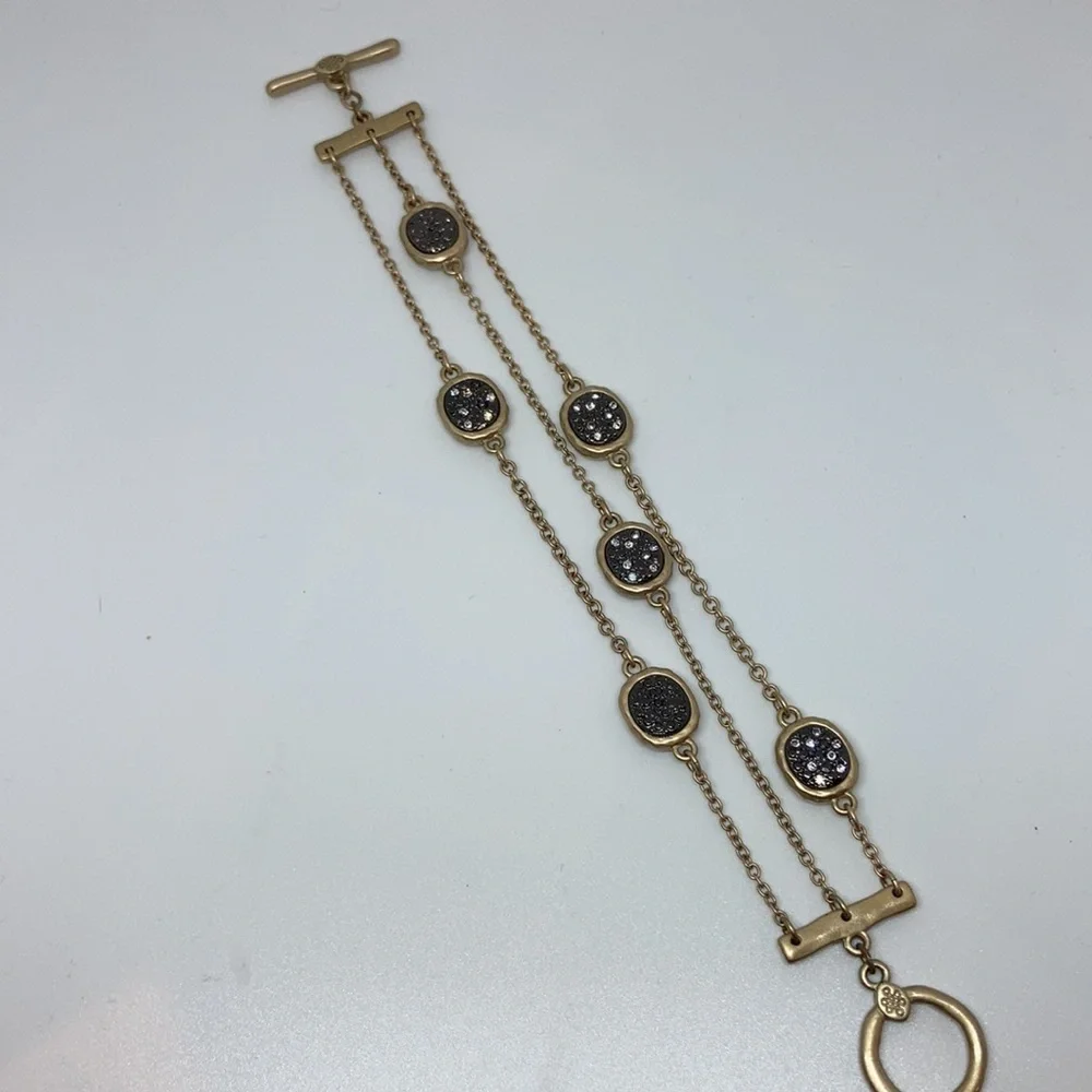 N/A stacked style bracelets